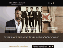 Tablet Screenshot of mensroomspa.com